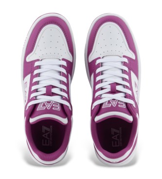 EA7 Scarpe da ginnastica Slasher bianche, rosa