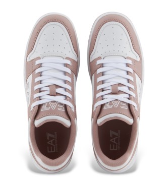 EA7 Zapatillas skate blanco, rosa