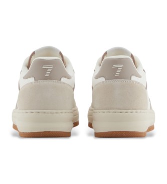 EA7 Zapatillas de piel beige