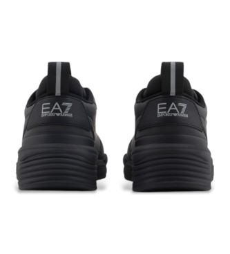 EA7 Czarne buty sportowe z logo