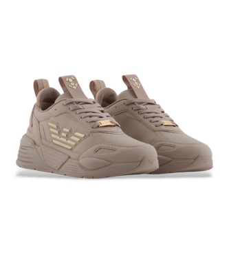 EA7 Trainers Ace Runner Monogram brown