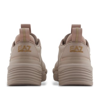 EA7 Trainers Ace Runner Monogram brown
