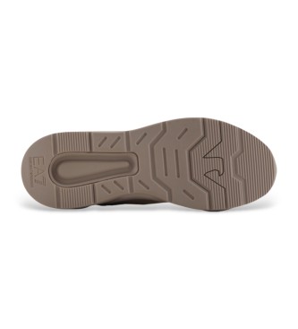 EA7 Trainers Ace Runner Monogram brown