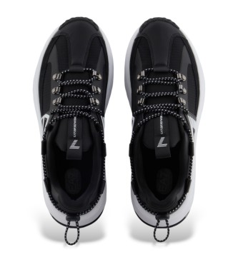 EA7 Sneakers in pelle nera Sonic Rope