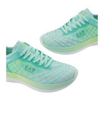 EA7 Sneakers tecniche turchesi