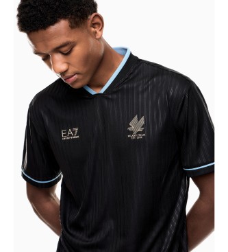 EA7 T-shirt de futebol preta
