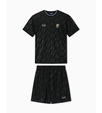 EA7 Ensemble Soccer noir
