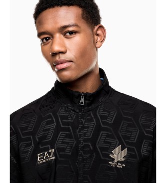 EA7 Conjunto de futebol M Preto