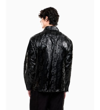 EA7 Fodboldjakke M Sort