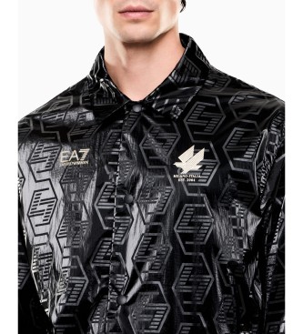 EA7 Fodboldjakke M Sort