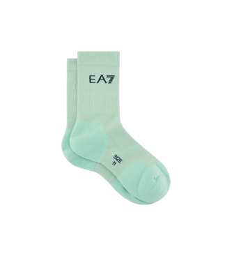 EA7 Tennis Pro Chaussettes en coton mlang turquoise