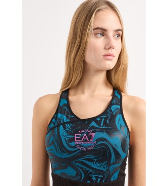 EA7 Ventus7 sports bra blue