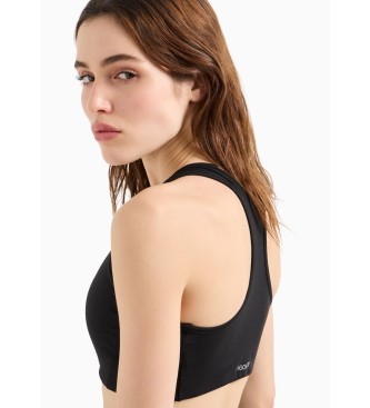 EA7 Reggiseno sportivo Dynamic Athlete in tessuto tecnico VIGOR7 nero