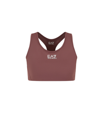 EA7 Soutien-gorge de sport Dynamic Athlete en tissu technique VIGOR7 marron