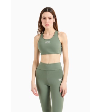 EA7 Dynamic Athlete sports bra in technical fabric VIGOR7 green