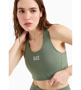 EA7 Reggiseno sportivo Dynamic Athlete in tessuto tecnico VIGOR7 verde