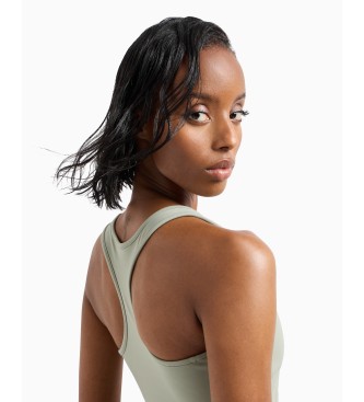 EA7 Reggiseno sportivo Dynamic Athlete in tessuto tecnico verde Vigot7