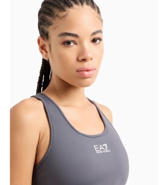 EA7 Soutien-gorge de sport Dynamic Athlete en tissu technique Vigor7 gris