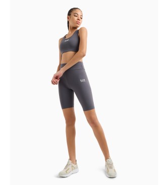 EA7 Soutien-gorge de sport Dynamic Athlete en tissu technique Vigor7 gris