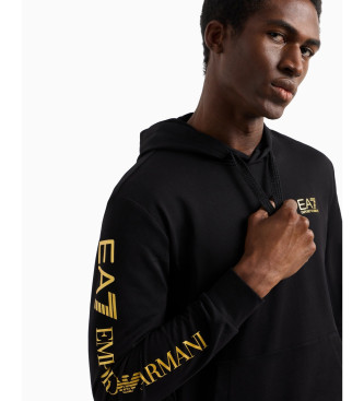 EA7 Sweatshirt Katoen Serie zwart