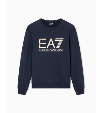 EA7 Felpa con logo grande 