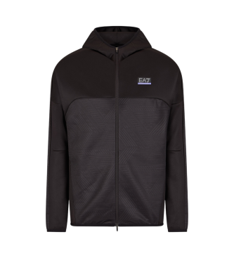 EA7 Dynamic Athlete hoodie in technical fabric VIGOR7 brown