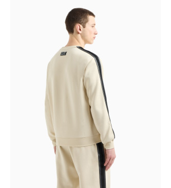 EA7 Sweatshirt med rund hals beige