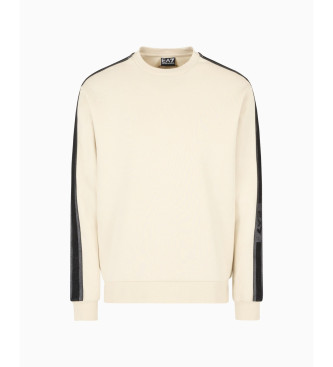 EA7 Sweatshirt med rund hals beige