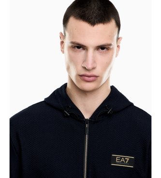 EA7 Moletom Premium Label marinho
