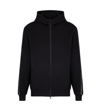 EA7 Zwart gebreid sweatshirt