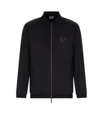 EA7 Stretch technisch keperstof vest Gold Label zwart  