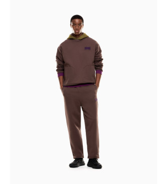 EA7 Sudadera Train 7.0 reversible marrn