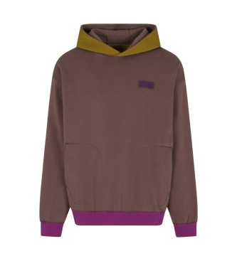 EA7 Sudadera Train 7.0 reversible marrn