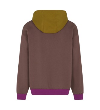 EA7 Sudadera Train 7.0 reversible marrn