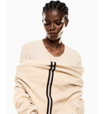 EA7 Sportief 4Ever beige sweatshirt