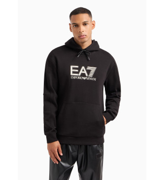 EA7 Sweatshirt med synlighet svart