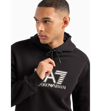 EA7 Sweat-shirt de visibilit noir