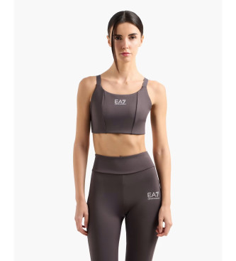 EA7 Soutien-gorge de sport en tissu technique Dynamic Athlete Ventus7 marron