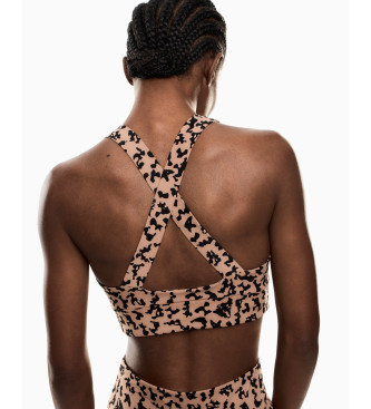 EA7 Top Train Sporty 4Ever marron