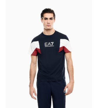 EA7 Camiseta Summer Block marineblå
