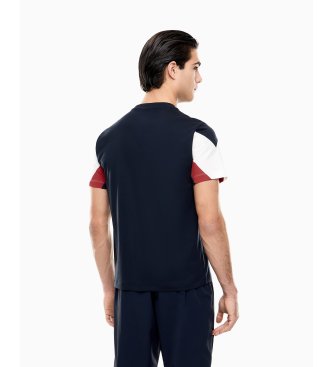 EA7 Camiseta Summer Block marineblå