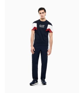 EA7 Camiseta Summer Block marineblå