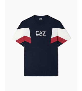 EA7 Camiseta Summer Block marineblå