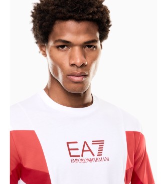 EA7 T-shirt Summer Block hvid
