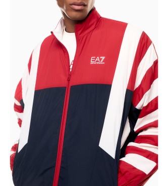 EA7 Giacca estiva a blocchi blu