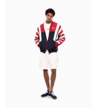 EA7 Giacca estiva a blocchi blu