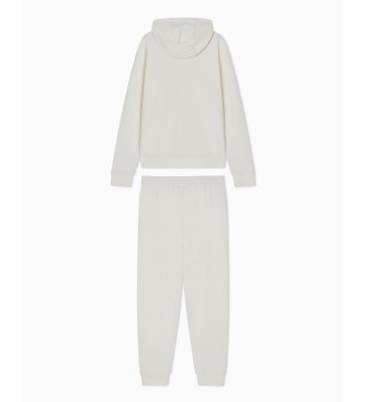 EA7 Set estivo bianco a blocchi