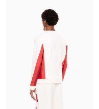 EA7 Sudadera Summer Block hvid