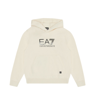 EA7 Beigefarbenes Logo-Sweatshirt