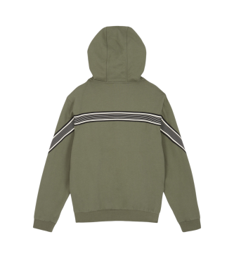 EA7 Green hooded sweatshirt